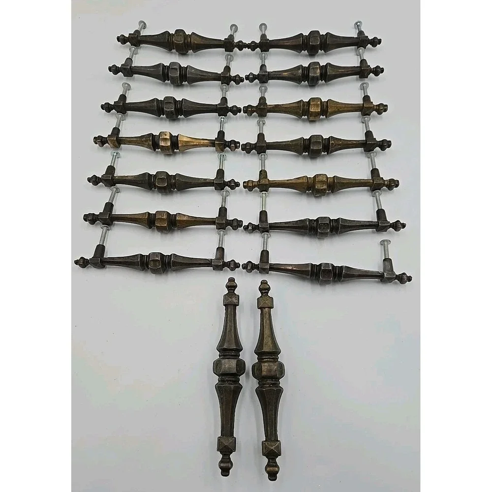 16 Vintage Antique‎ Decorative Cabinet Hutch Buffet Door Pull Handles 4¼